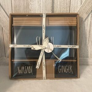 Rae Dunn Sushi, Ginger and Wasabi Set